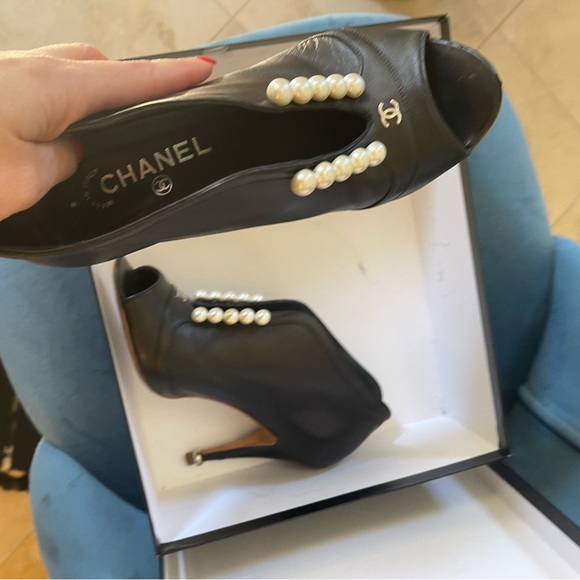 Chanel Pearl Booties - Picture 5 of 5
